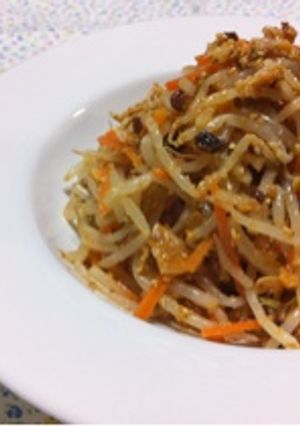 食べるラー油でシャキシャキもやしナムル☆-レシピのメイン写真