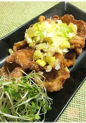 万能ネギ塩ダレで♪豚薄切り肉のカリカリ-レシピのメイン写真