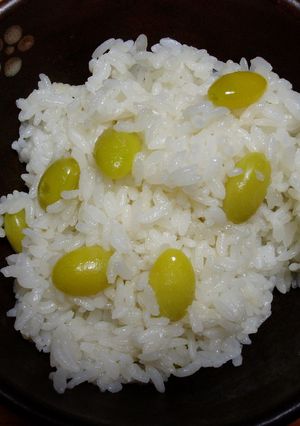 ヘルシー!ぎんなんご飯!-レシピのメイン写真