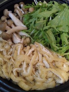 水菜と油揚げのハリハリ鍋-レシピのメイン写真