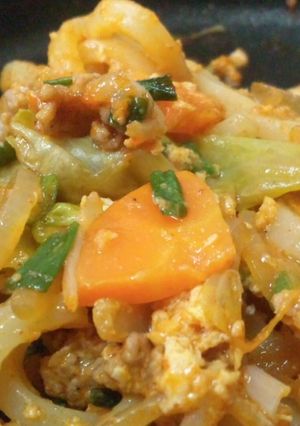 ＊レタスしゃきしゃきコチュジャンうどん＊-レシピのメイン写真