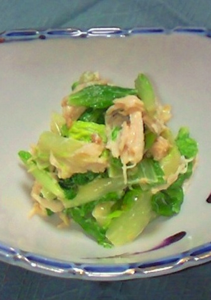 鶏のささみと青菜の和え物-レシピのメイン写真