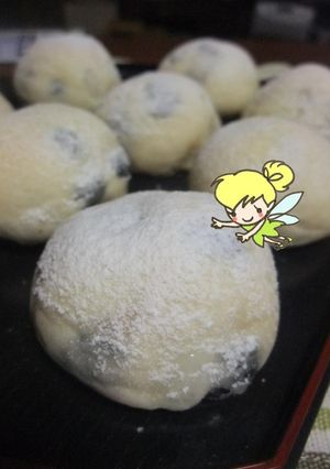 黒豆大福あんぱん-レシピのメイン写真