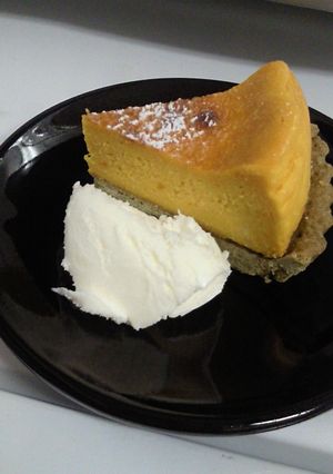 意外に低カロリー？かぼちゃのチーズケーキ-レシピのメイン写真