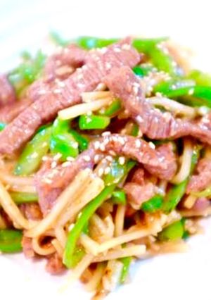 青椒牛肉絲-レシピのメイン写真