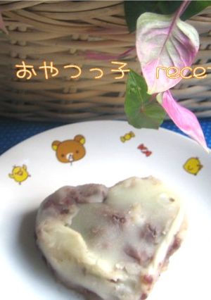 ♡ハートのきんつば♡-レシピのメイン写真