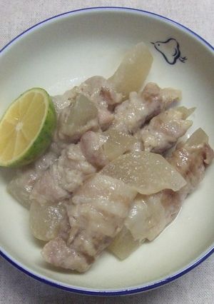 冬瓜の豚バラ肉煮込み-レシピのメイン写真
