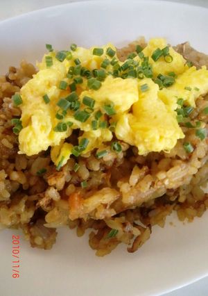 残ったカレーで✿おこげチャーハン✿-レシピのメイン写真