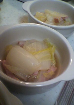 白菜とベーコンのコンソメ煮浸し-レシピのメイン写真