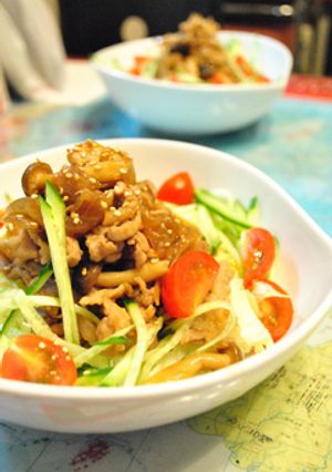 カフェ風★サラダ豚丼-レシピのメイン写真