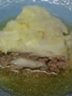 キャベツとひき肉の重ね煮-レシピのメイン写真