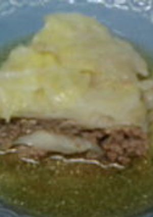 キャベツとひき肉の重ね煮-レシピのメイン写真