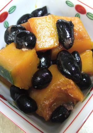 黒豆と南瓜のいとこ煮ならぬ・・お友達煮★-レシピのメイン写真