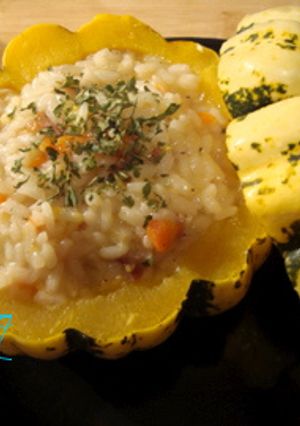 カボチャとリゾット-レシピのメイン写真