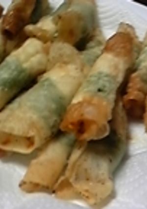 餃子の皮で！大葉むね肉巻き☆-レシピのメイン写真