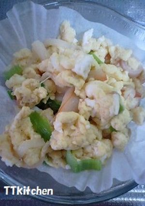 ＊お弁当＊簡単！かにかま入り♪炒りたまご-レシピのメイン写真