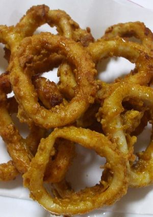 いかのリング揚げ～♪カレー味で～☆-レシピのメイン写真