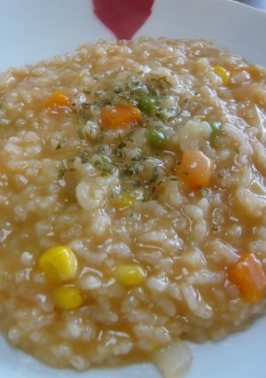 ☆煮込むだけのチーズリゾット風☆-レシピのメイン写真