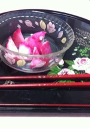 赤大根の甘酢漬け-レシピのメイン写真