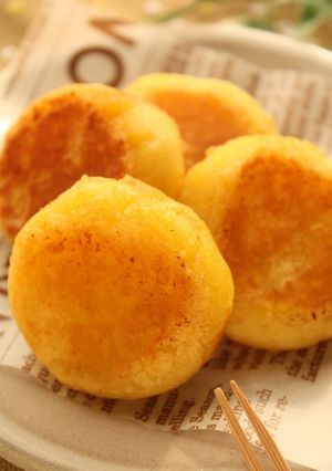 スイートポテト味のさつまいも団子♪-レシピのメイン写真