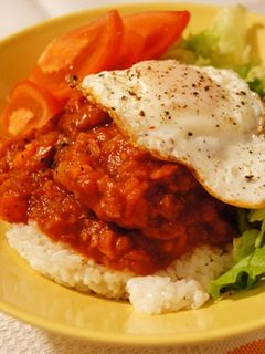 野菜たっぷり♪ロコモコ丼-レシピのメイン写真