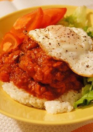 野菜たっぷり♪ロコモコ丼-レシピのメイン写真