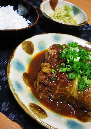 味噌風味ロールキャベツ-レシピのメイン写真