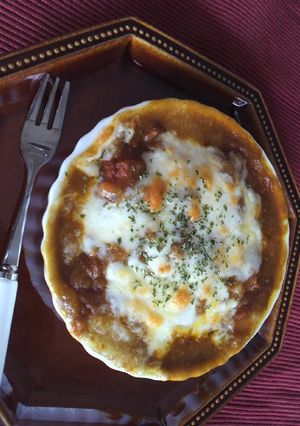 簡単!残りものでおもちのカレーグラタン-レシピのメイン写真