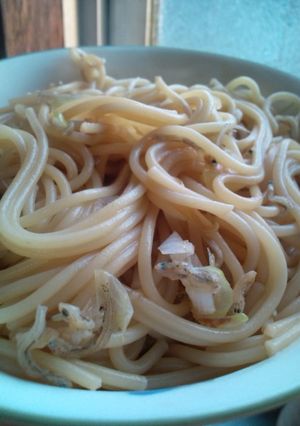 ねぎじゃこパスタ-レシピのメイン写真