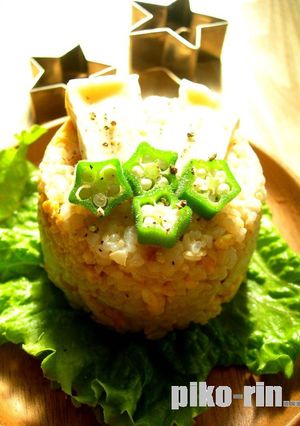 ＋ご飯 de ダブルチーズケーキ＋-レシピのメイン写真