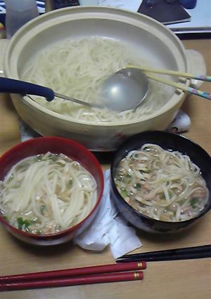 ☆旦那作！簡単すぎるシーチキンうどん☆-レシピのメイン写真