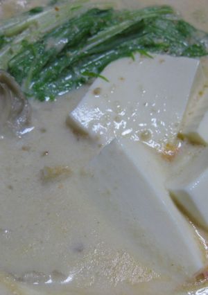 豆乳鍋（1人用）-レシピのメイン写真