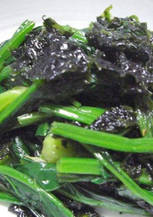 ほうれん草の韓国海苔あえ-レシピのメイン写真