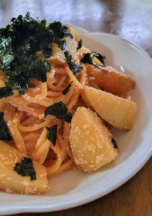 新じゃが芋のじゃがバタ明太パスタ-レシピのメイン写真
