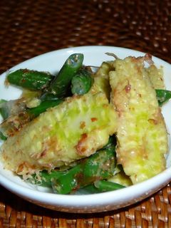 ヤングコーンとインゲンの和え物-レシピのメイン写真