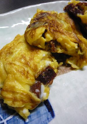 サラミの味が引き立つ卵焼き~☆-レシピのメイン写真