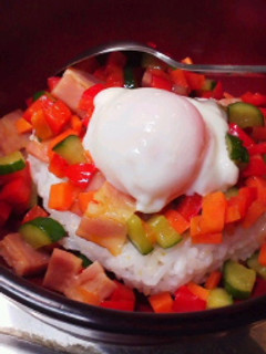 野菜たっぷり卵かけご飯-レシピのメイン写真