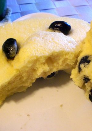 レンチンで簡単☆ほくほく黒豆の蒸しぱん-レシピのメイン写真