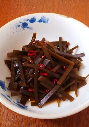 ご飯が進む!ピリ辛昆布-レシピのメイン写真
