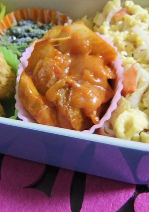 お弁当ちくわ③ケチャチーズ炒め-レシピのメイン写真