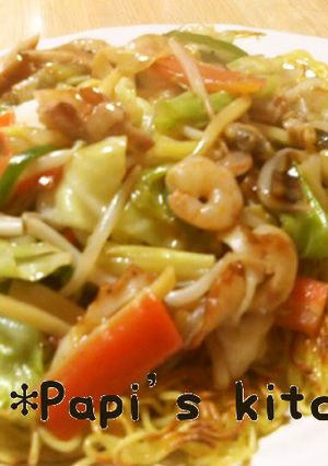 皿うどん、オイスターでコクちょこっと＋。-レシピのメイン写真
