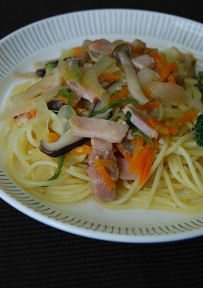 野菜ときのこたっぷり和風スパゲティー-レシピのメイン写真