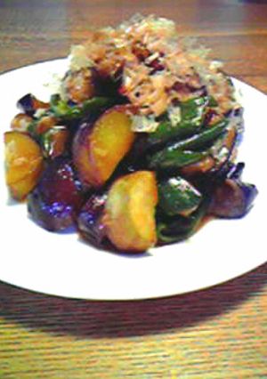 なすとピーマンで副菜（メインもいける?）-レシピのメイン写真