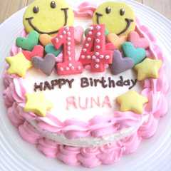 รูปของ ☆ﾚｱﾁｰｽﾞｹｰｷsmileデコ☆