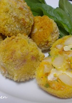 まんまる焼きキムチーズコロッケ-レシピのメイン写真