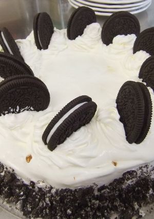 オレオクッキー＆クリームチーズケーキ-レシピのメイン写真