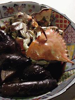 茄子とワタリガニの旨美味煮-レシピのメイン写真