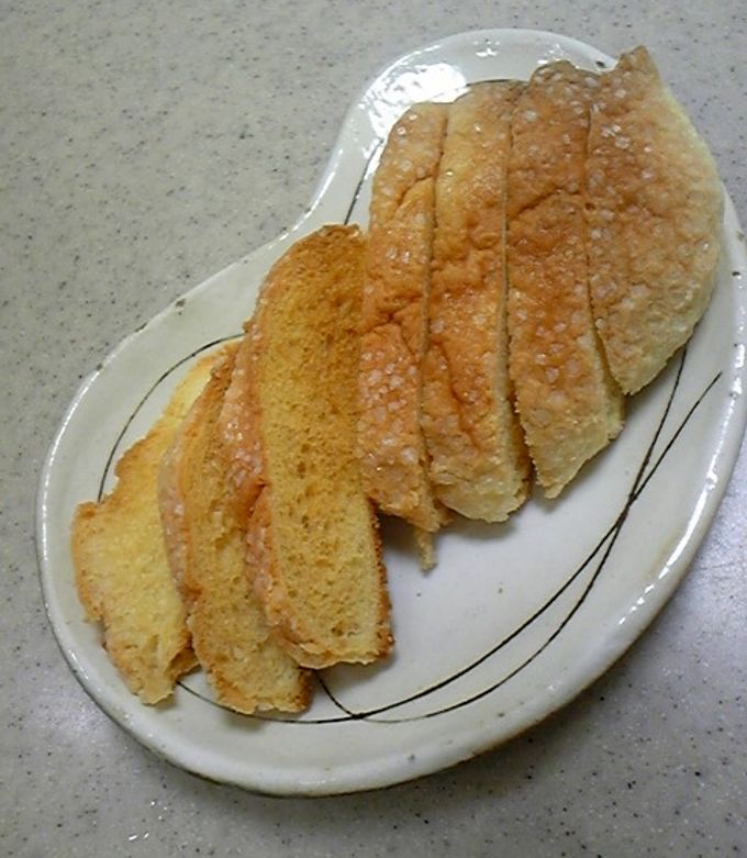 トースターで簡単メロンパンラスク by なる8810ken 【クックパッド