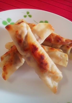 簡単巻くだけ☆おつまみラム巻餃子-レシピのメイン写真