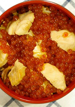 おいし～♪はらこ飯（鮭の炊き込みご飯）-レシピのメイン写真